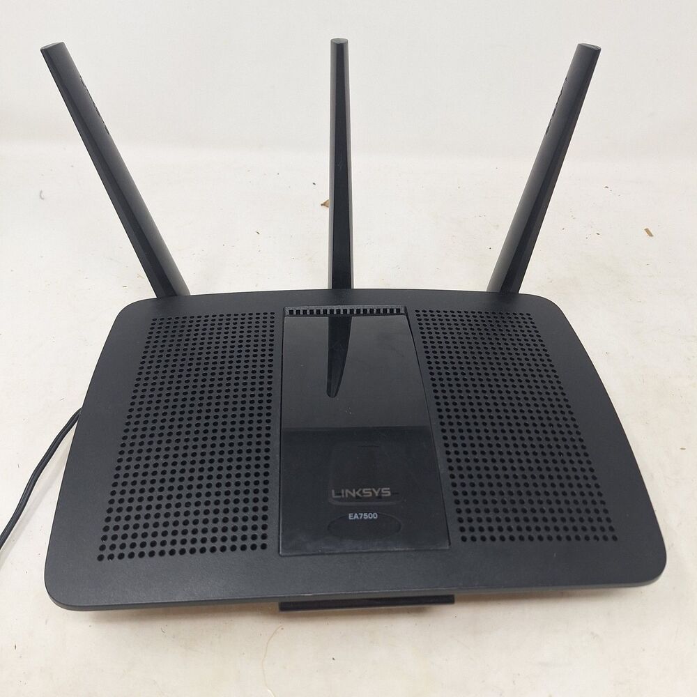 Linksys EA7500 V2 Black Max Stream AC1900 Dual-Band WiFi Internet Router 4-Port